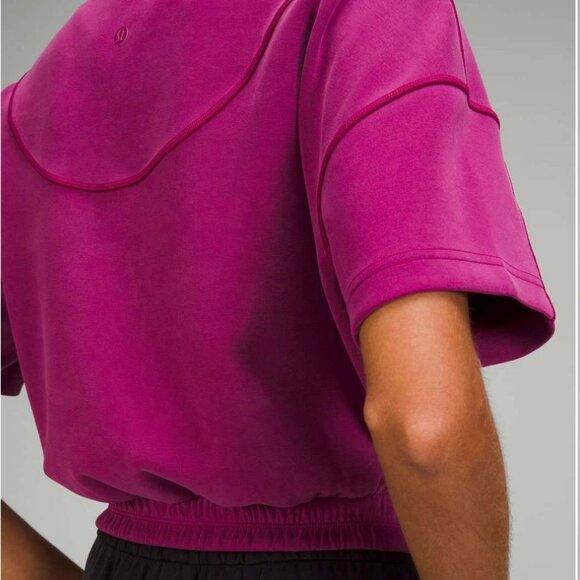 LULULEMON SOFTSTREME short sleeve women's sweater size 6 - Picture 2 of 5